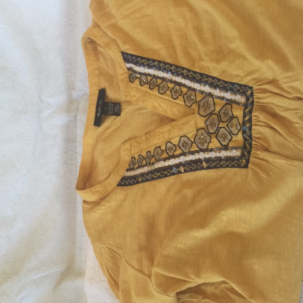 Bohemian beaded shirt